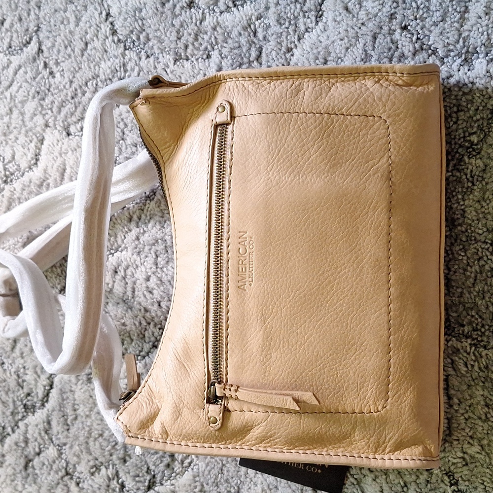 American Leather Co Xbody Bag NWT